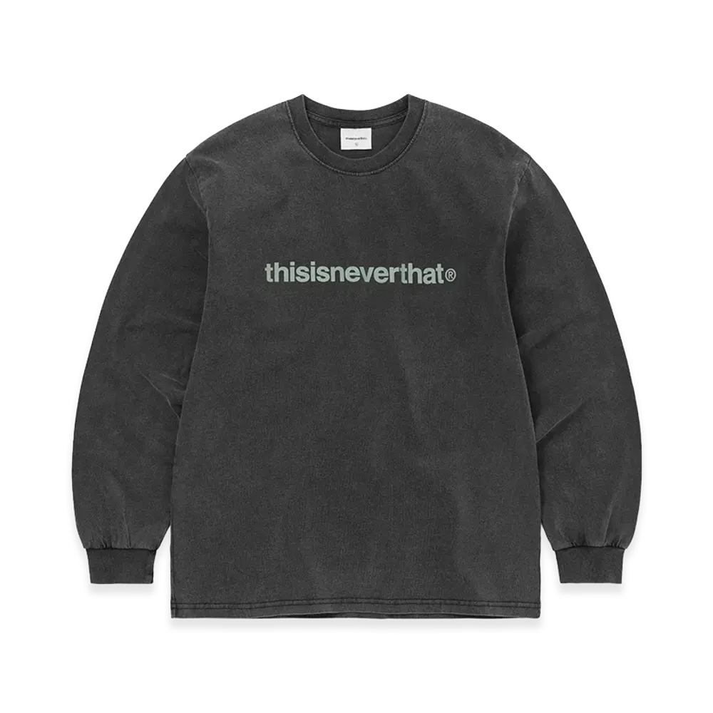 thisisneverthat T-Logo L/S Tee "Washed Black"