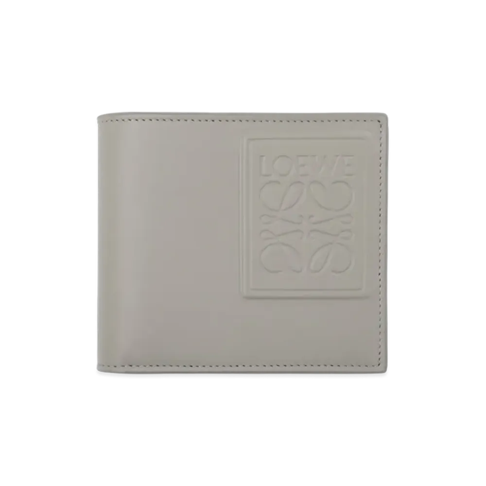 LOEWE Bifold Coin Wallet "Shell Grey"