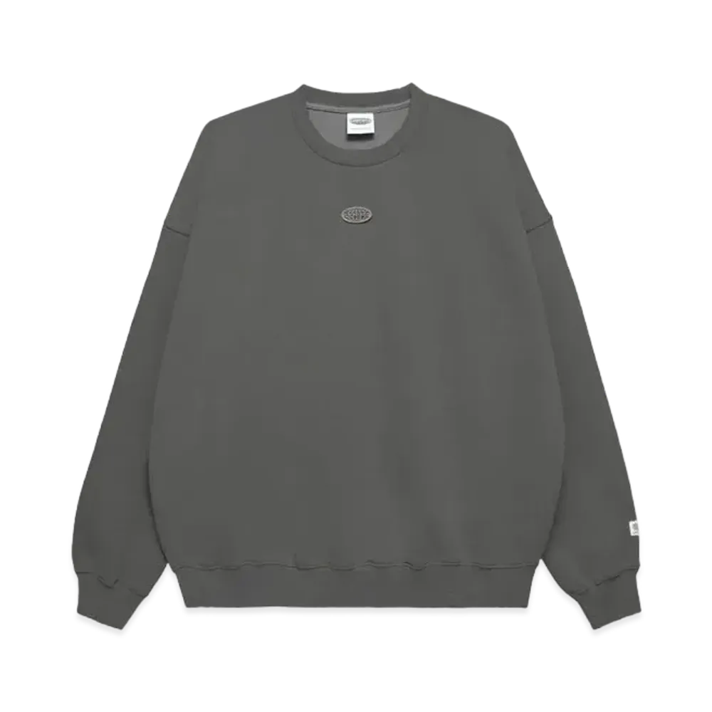 Paragraph Metal Ellipse Logo Crew "Charcoal"