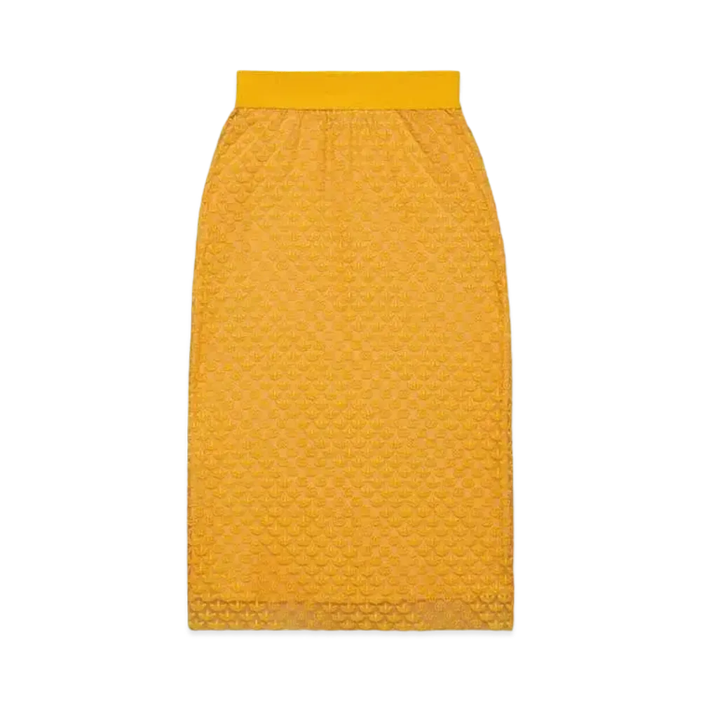 adidas x GUCCI GG Tulle Skirt "Yellow"