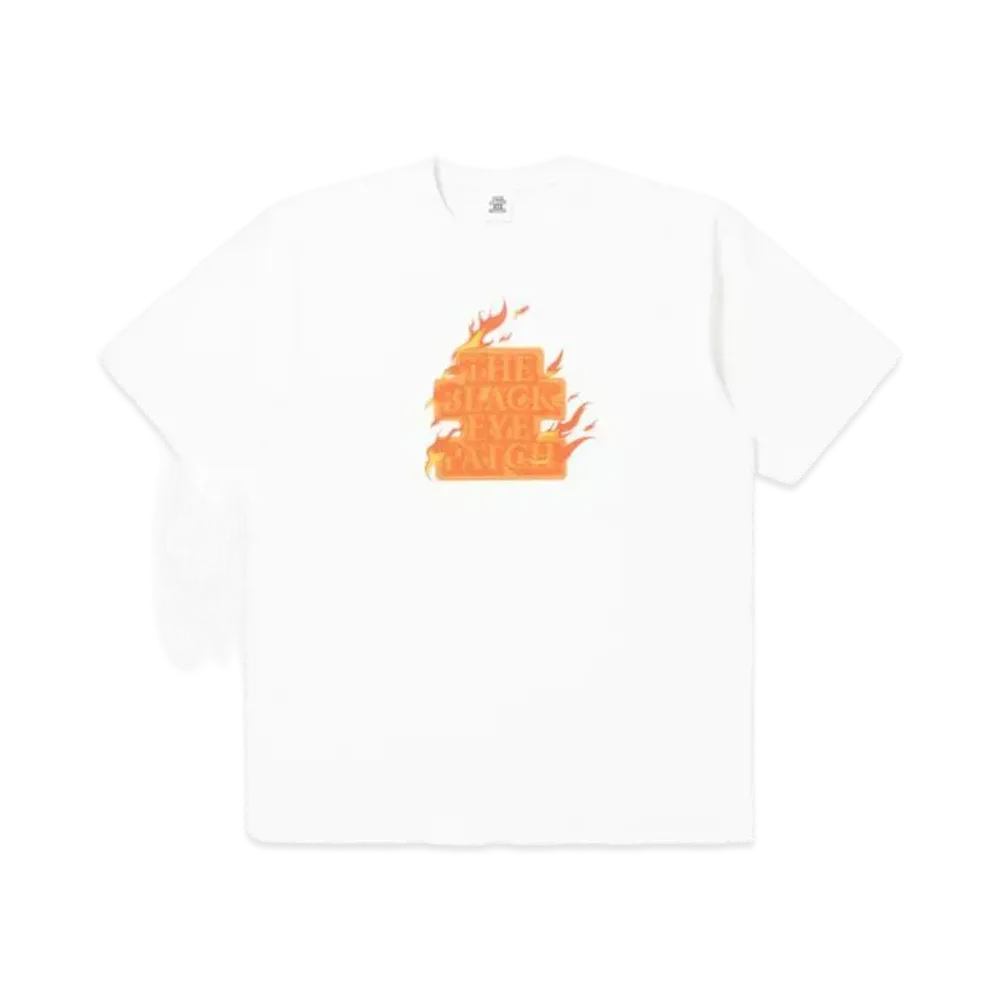 BlackEyePatch Burning OG Label Tee "White"