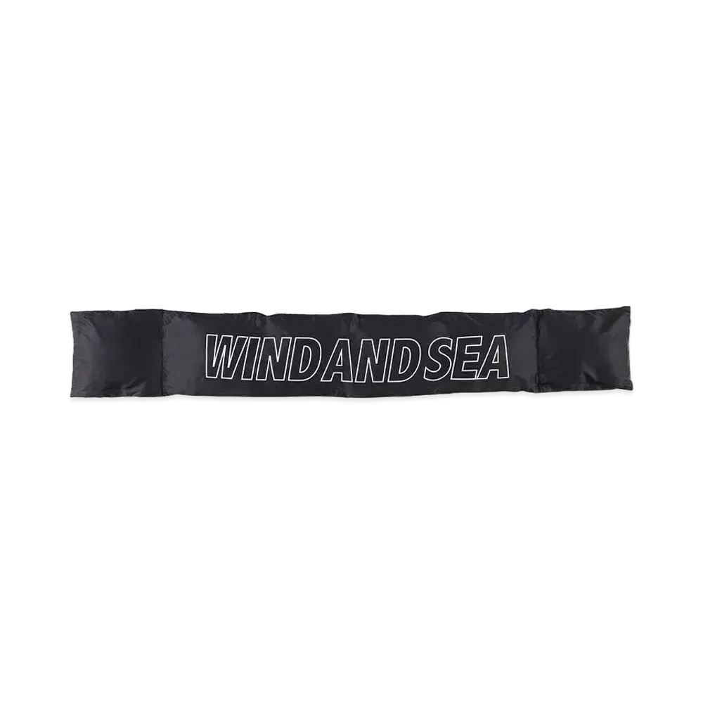 WIND AND SEA Wind Warm Puff Muffler "Black"