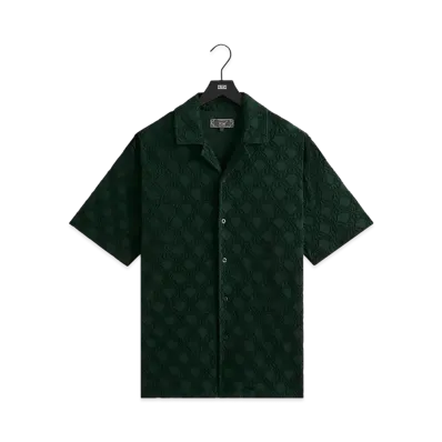 Kith Monogram Terry Thompson Camp Collar Shirt "Stadium"