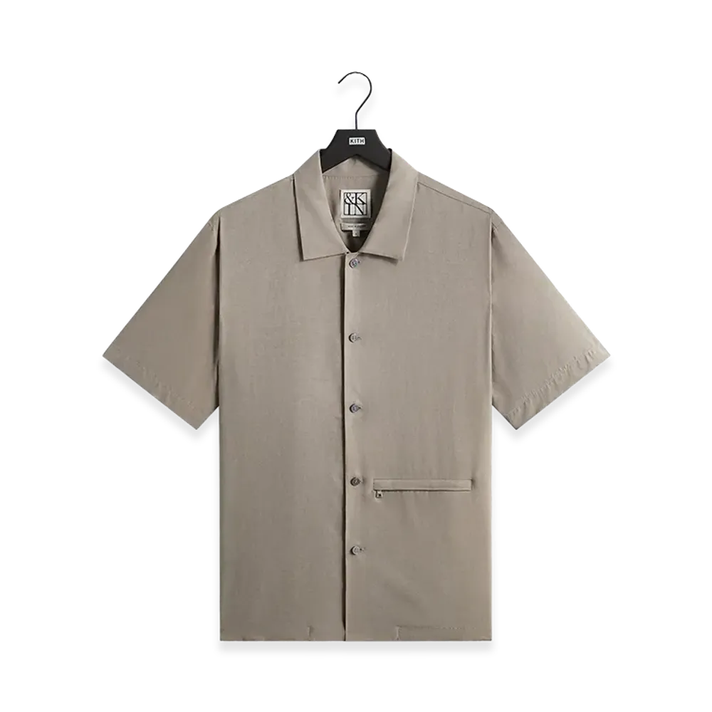 Kith &Kin Cupro Linen Davenport Buttondown Shirt "Astro"