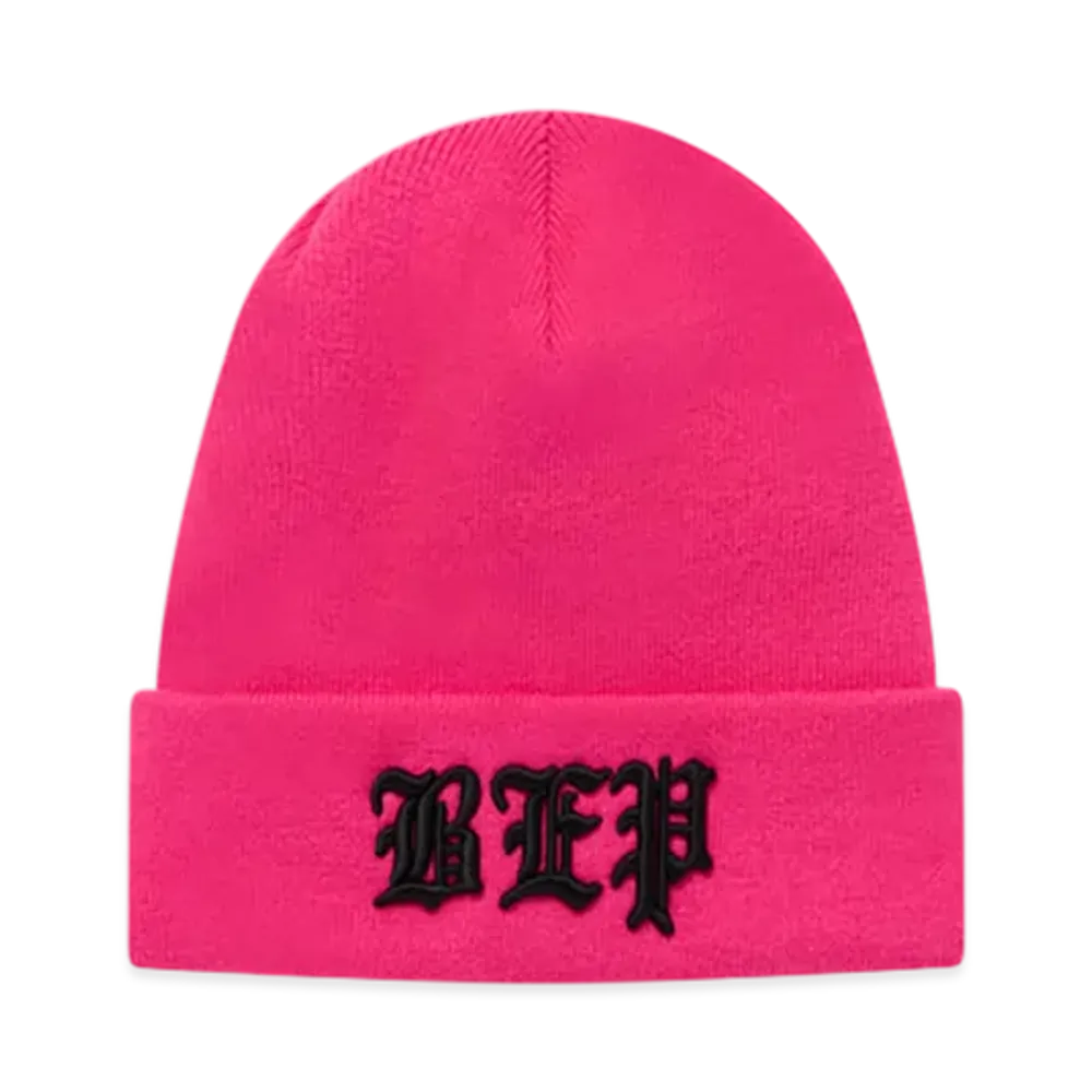 BlackEyePatch 3 Letter OE Beanie "Pink"