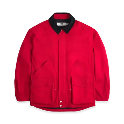 Kith x nonnative Hunter Jacket Wool Twill With Windstopper "Red"