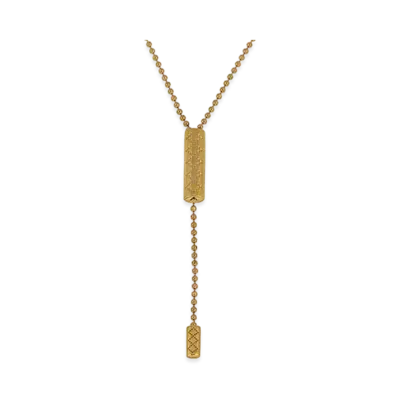 GUCCI Diamantissima Lariat Necklace