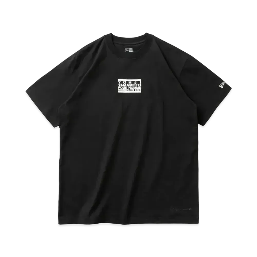 NEW ERA x Yohji Yamamoto SS23 S/S Cotton Tee "Black"