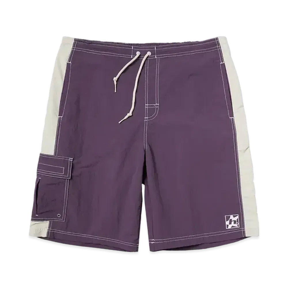 HUF Summer 25 High Tide Trunk "Dark Berry"