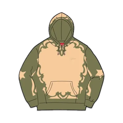 Supreme Western Cut Out Hooded Sweatshirt "Dark Tan"