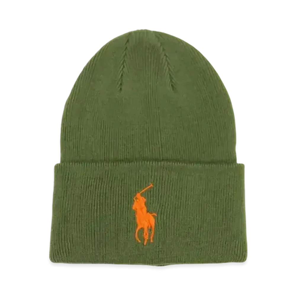 Polo Ralph Lauren Big Pony Cuff Hat "Olive"