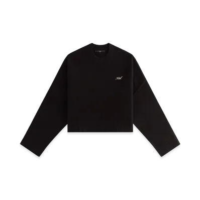 Kith Women Freja Cropped Sweater "Black"
