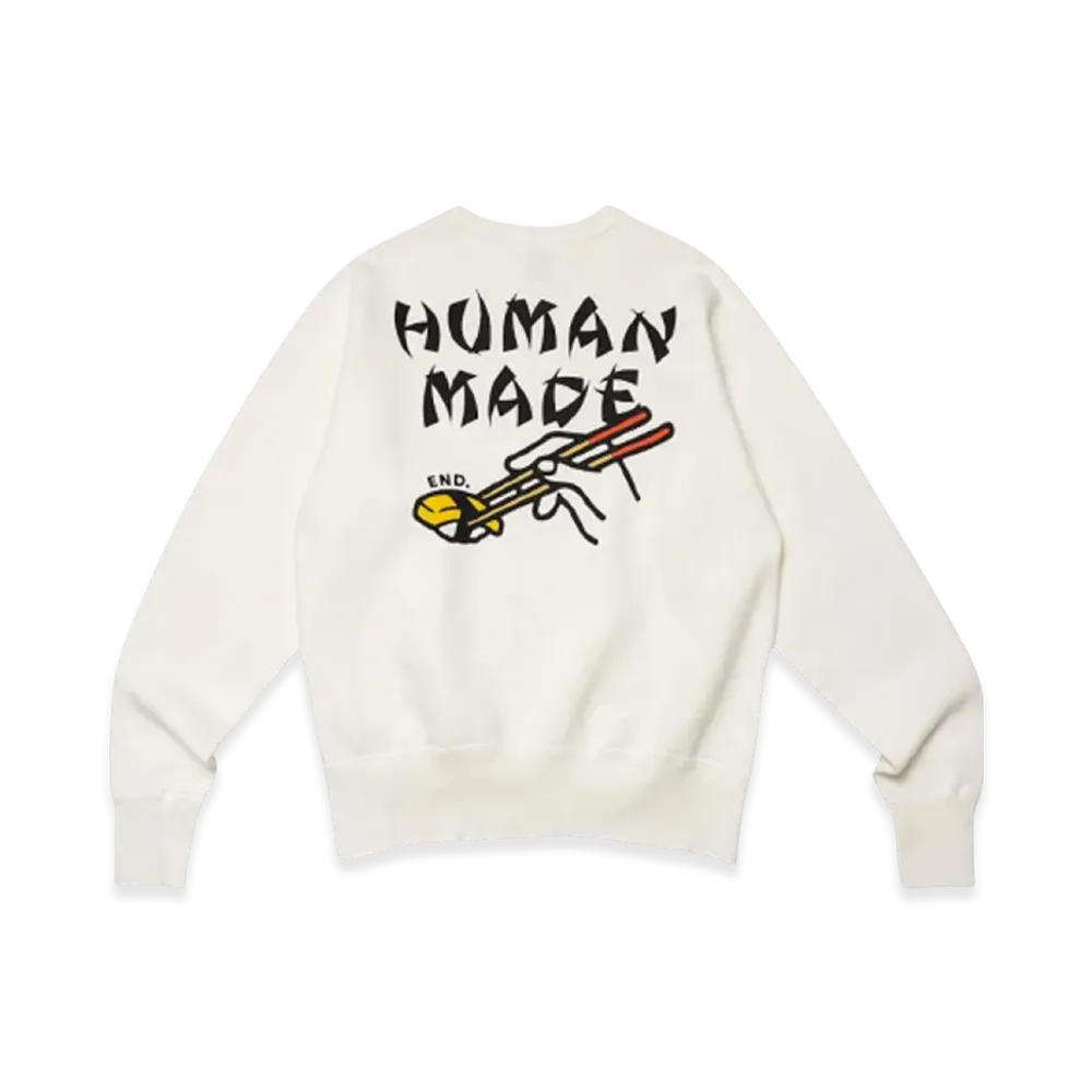 HUMAN MADE x END. Sushi Sweatshirt "White"
