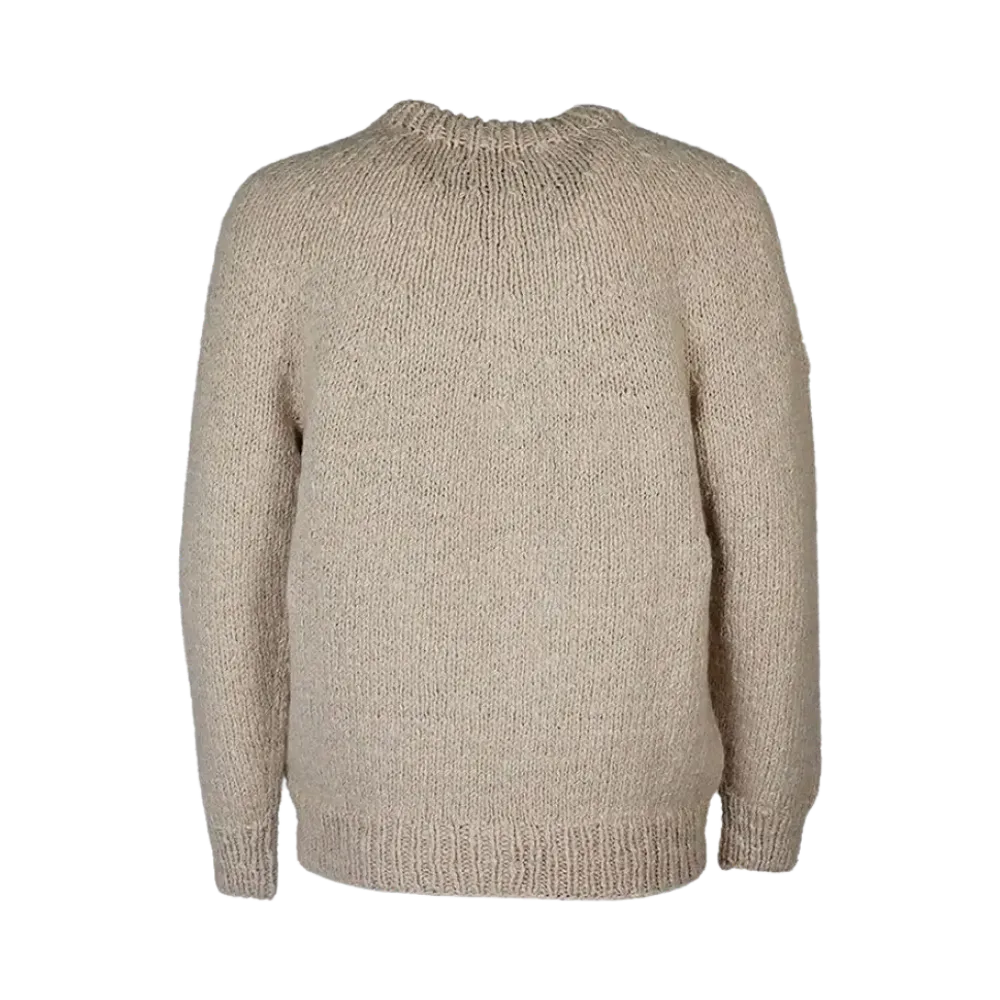 COMOLI Cashmere Hand Spun Hand Knit - 24AW "Ecru"