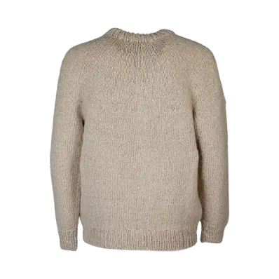 COMOLI Cashmere Hand Spun Hand Knit - 24AW "Ecru"