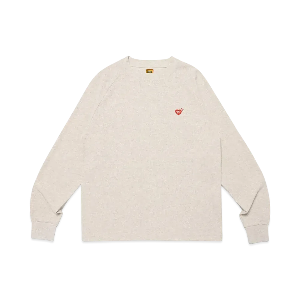 HUMAN MADE Raglan Sleeve L/S T-Shirt "White"