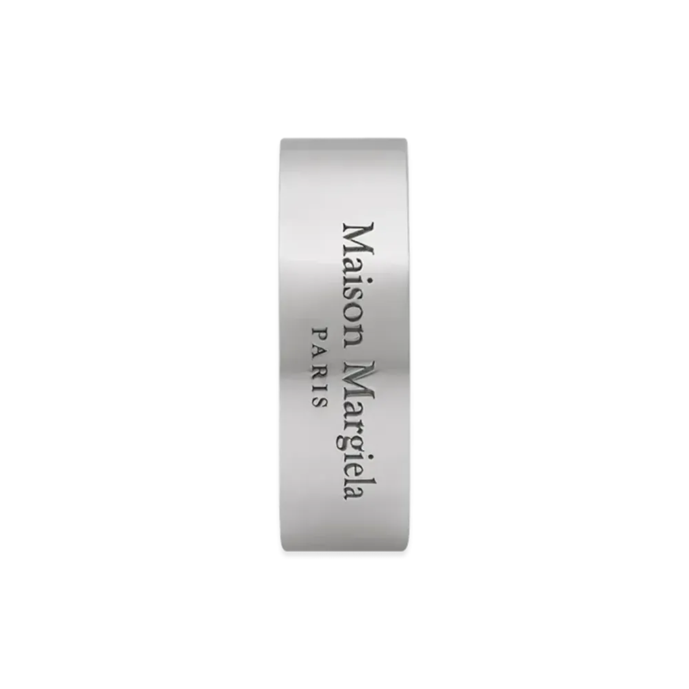 Maison Margiela Logo Wide Ring "Silver"