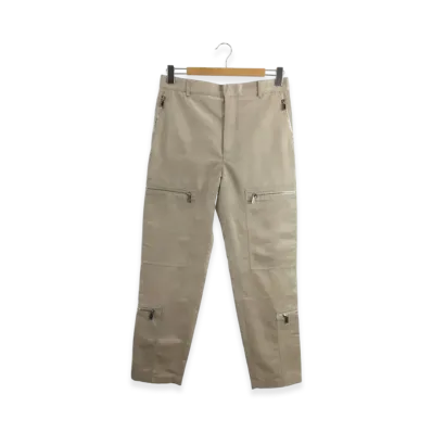 Dior Homme Satin Zip Cargo Pants "Beige"