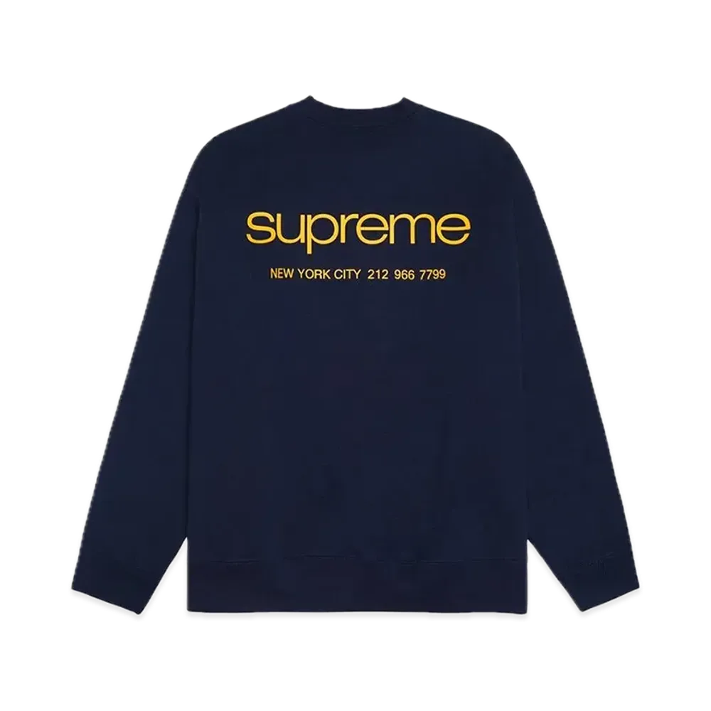 Supreme Nyc Crewneck "Navy"