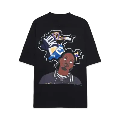 RISA x CIVIATELIER LOS ANGELES DOGGY TEE -003/010- "BLACK"