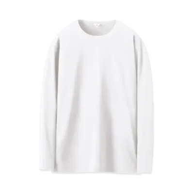 DESCENTE ALLTERRAIN Double Tailoring Crew Neck Shirts "White"