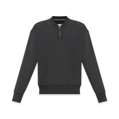 Maison Margiela Half-Zip Sweatshirt "Brown"