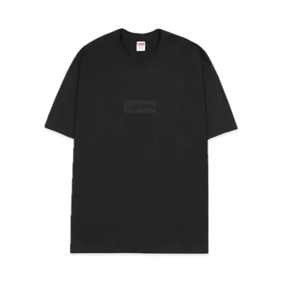 Supreme Tonal Box Logo Tee "Black"