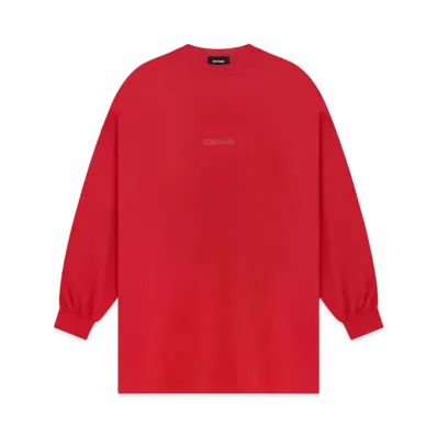 WE11DONE Rhinestone T-shirt "Red"