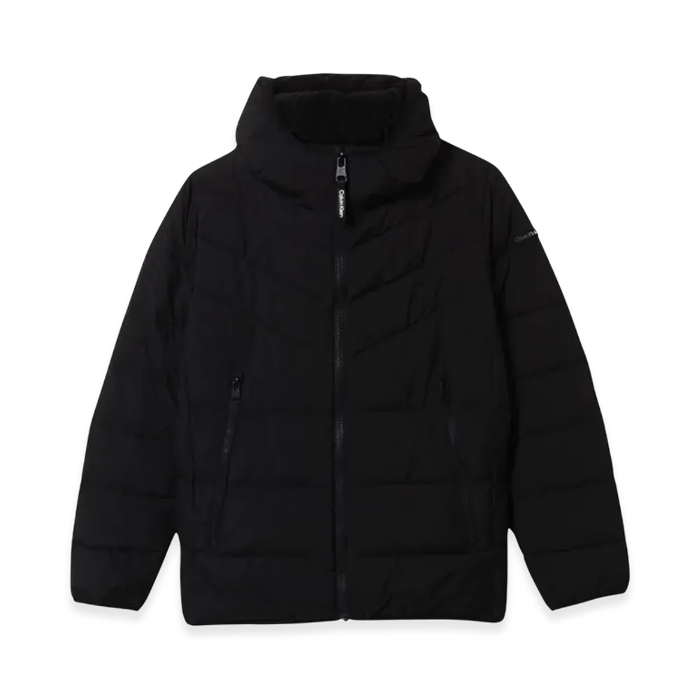 Calvin Klein Boa Hooded Stretch Jacket "Ebony"
