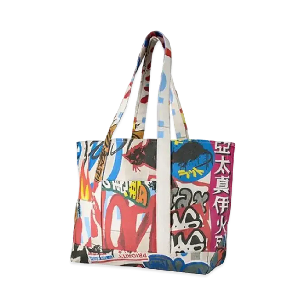 WIND AND SEA x LEE KAN KYO Tote Bag "White"