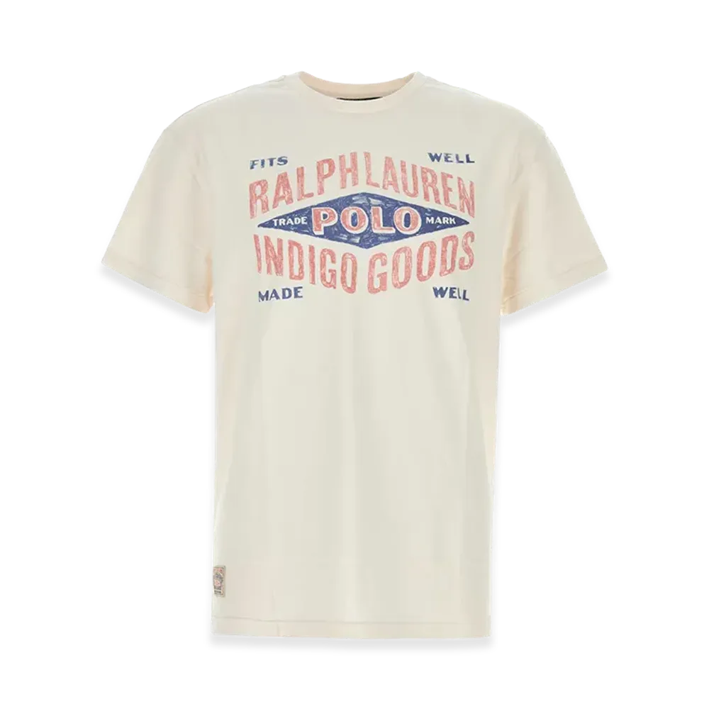 Polo Ralph Lauren Cotton Oversize T-Shirt "Ivory"