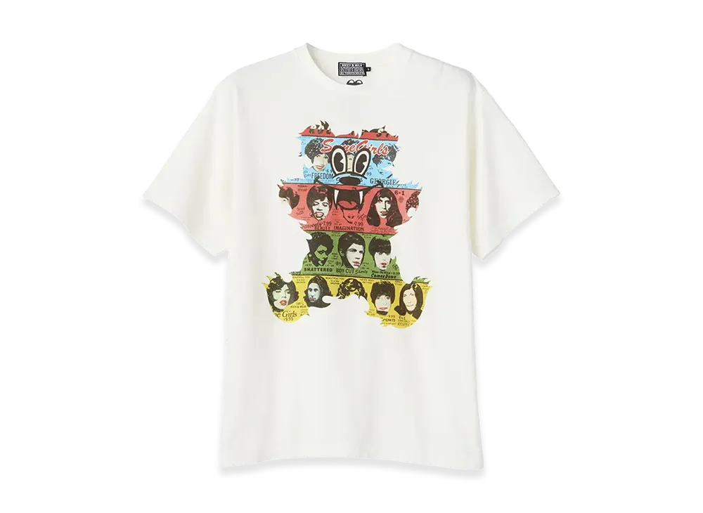 HYSTERIC GLAMOUR x THE ROLLING STONES Fire RS Bear T-Shirt "White"