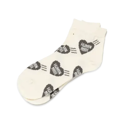 HUMAN MADE Heart Short Socks "Gray"