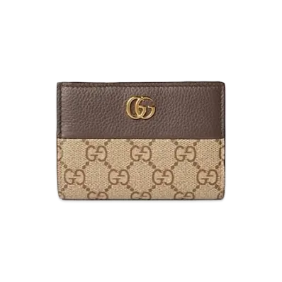 GUCCI Women's Petite Marmont Cardcase "Beige"
