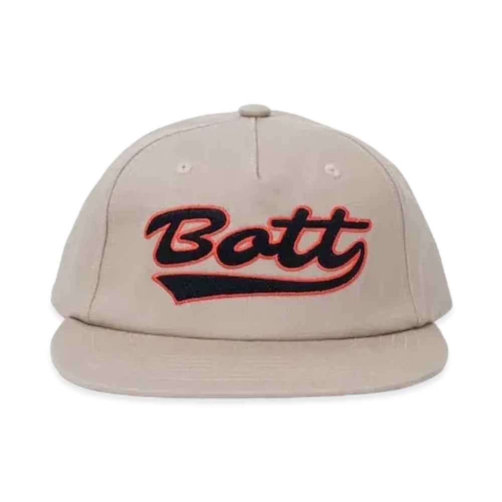 BoTT Script Logo 5 Panel Cap "Beige"