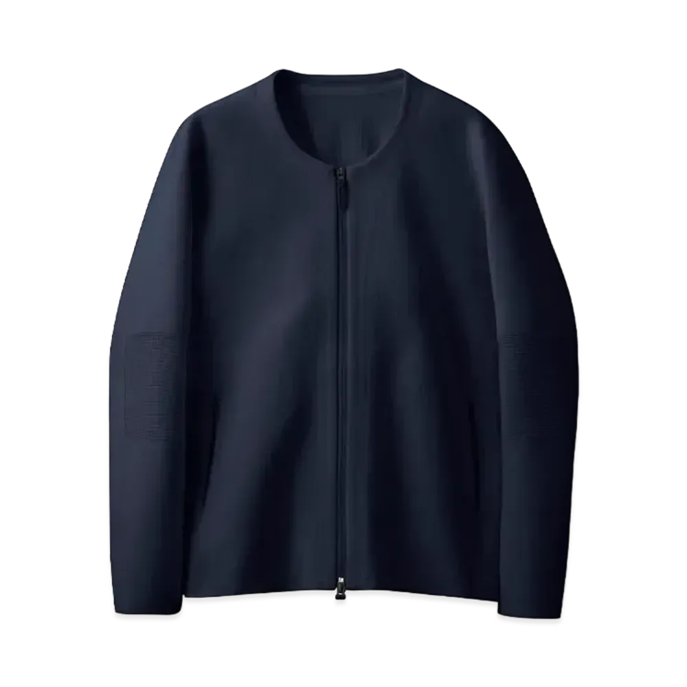 DESCENTE Allterrain Usionknit No Collar Cardigan "Navy"