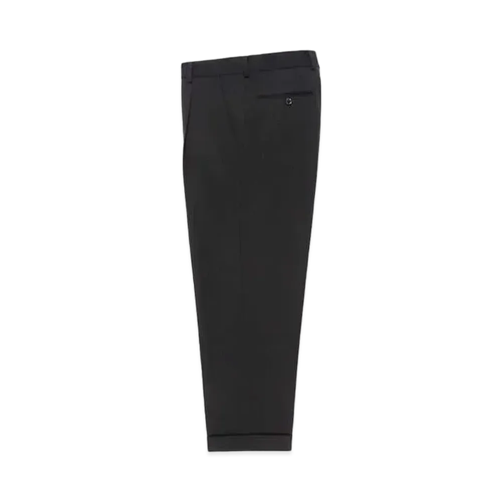 WACKO MARIA DORMEUIL Pleated Trousers Type-2 "Black"