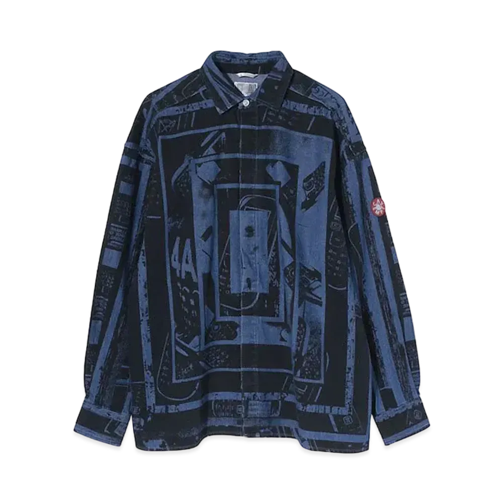 Cav Empt (C.E) FRAME DENIM BIG SHIRT "Navy"