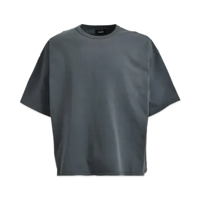 BREATH Newrich Wide Cropped Tee "Black"