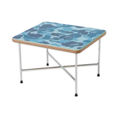 A BATHING APE x Modernica ABC Camo Aiko X Base Table "Blue"