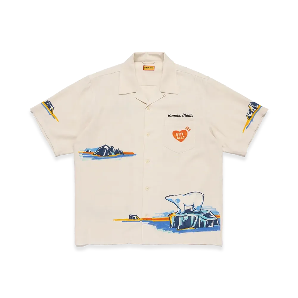 HUMAN MADE Printed Shirt "White"
