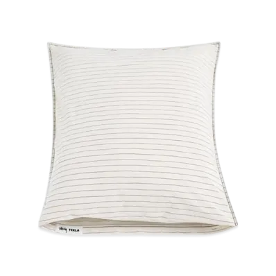Stussy x Tekla Percale Pillow Sham Queen Size "Hand Drawn Stripes"