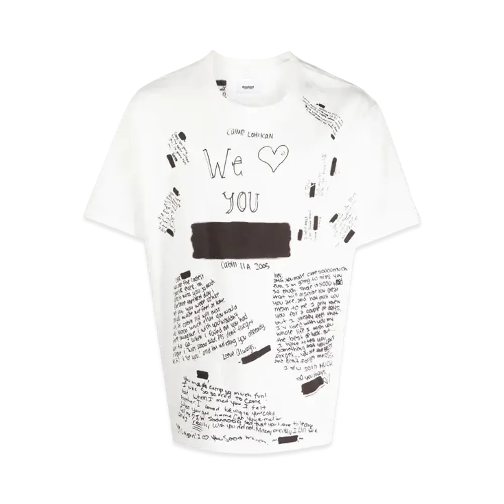 doublet Graphic T-shirt "White"