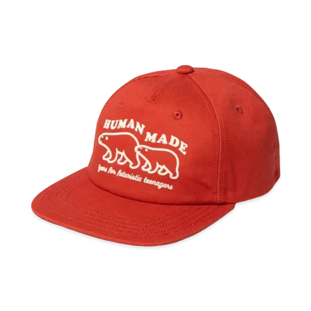 HUMAN MADE 5 Panel Cap #2 "Red"