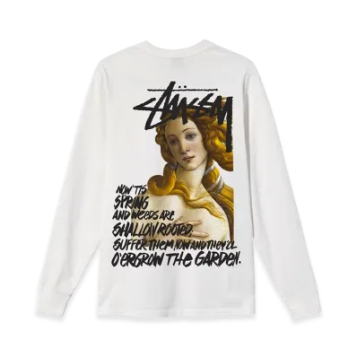 Stussy Spring Weeds Pigment Dyed LS Tee "Natural"