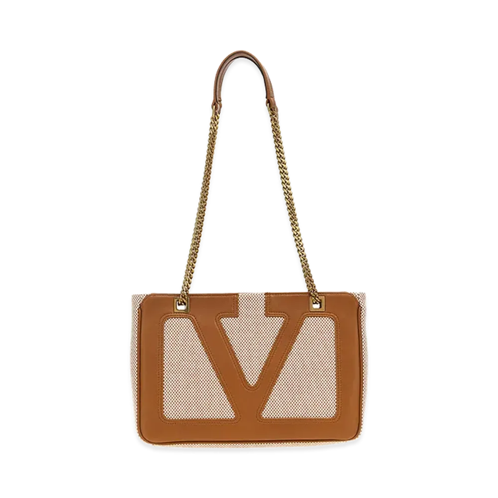 Valentino Garavani Women's 'viva Superstar' Small Shopping Bag "Beige"