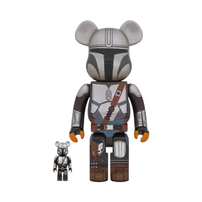 MEDICOM TOY "BEARBRICK" -THE MANDALORIAN- Bearbrick The Mandalorian 100% & 400%