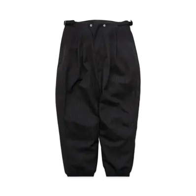 Graphpaper Sheep Leather Easy Pants "Black"