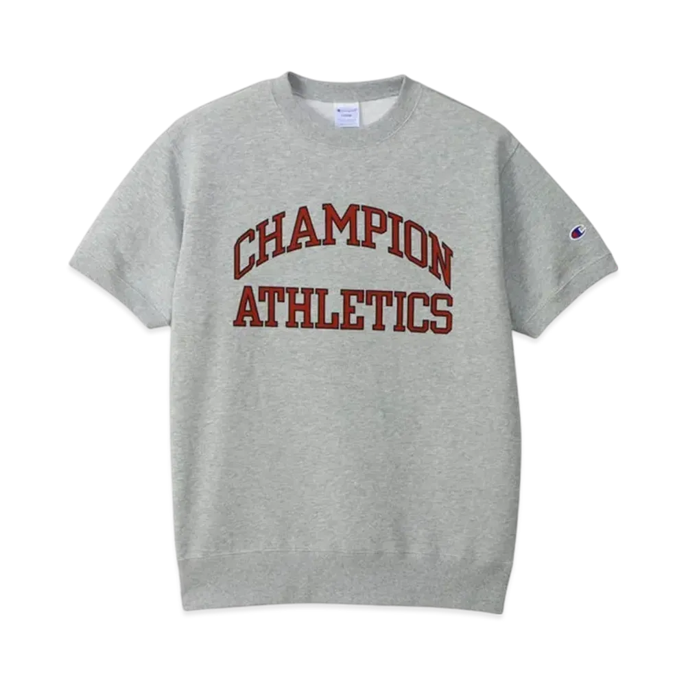 Champion Short Sleeve Crew Neck Sweatshirt 25SS "Oxford Gray"