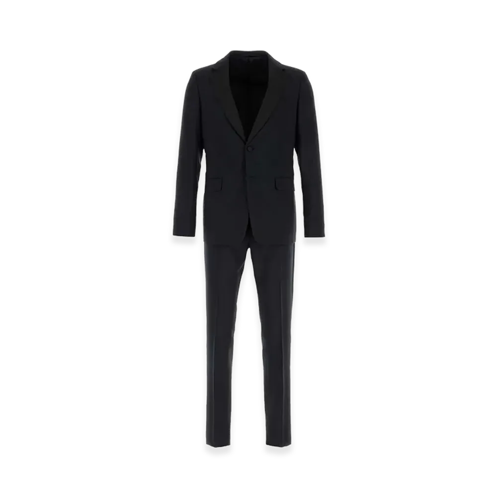 PRADA Wool Blend Tuxedo "Midnight Blue"